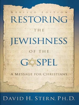 cover image of Restoring the Jewishness of the Gospel